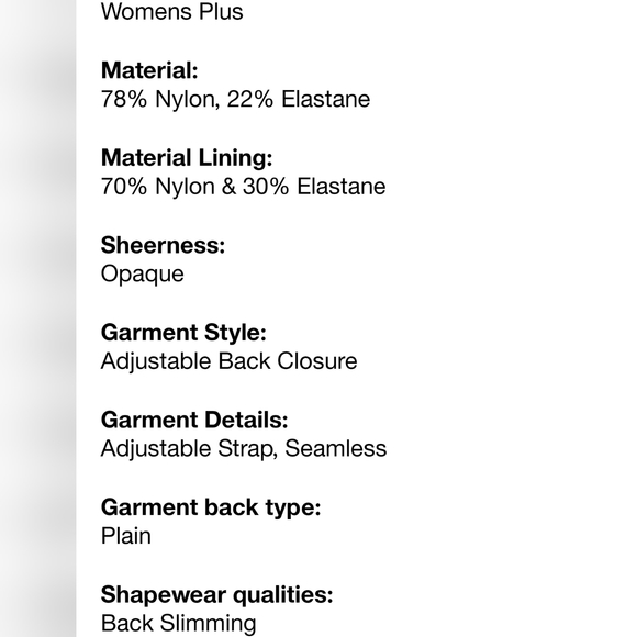 Plus Size Black Bra 42DD - Picture 4 of 14